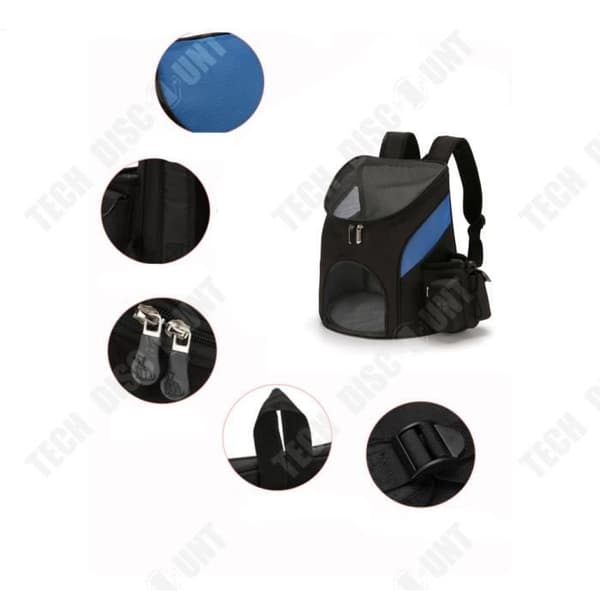 TD® Pet Bag Bärväska Katt och Hund Ryggsäck Vikbar Pet Ryggsäck Storlek S
