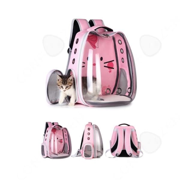 CONFO® Cartoon Pet Bag Space Capsule på bärbar andningsbar husdjursryggsäck