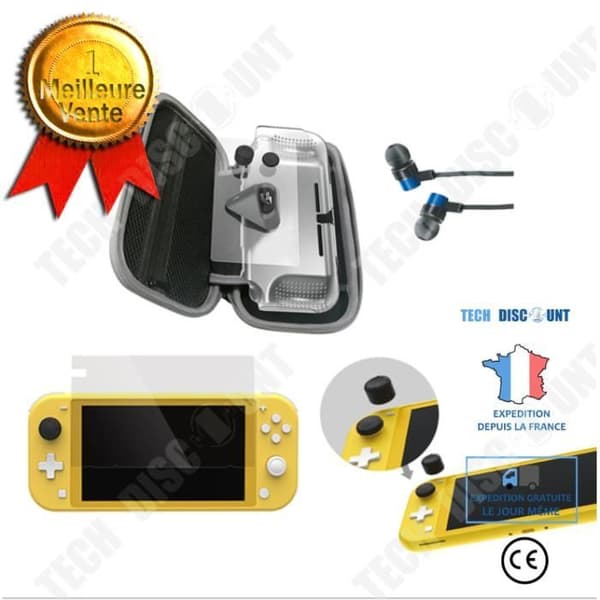 TD® 12 i 1 tillbehörsset för Nintendo Switch Lite LCD-skärmskydd Laddningsvagga*ES1447