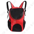 Miniatyrbild 1 av 4: TD® Transportryggsäck för Hund Katt Djur Röd Ventilation Bra kvalitet Dubbelstängning Garanterad Säkerhet Mesh Nylon Polyeste