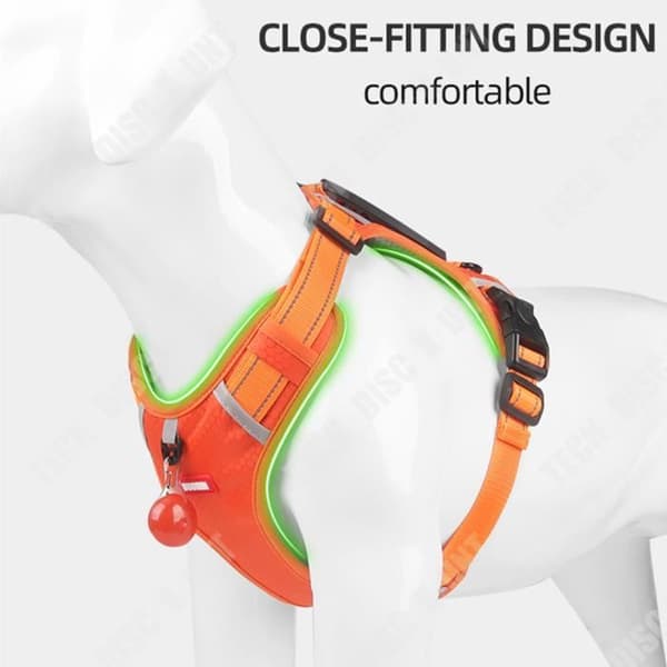 TD® Hundkoppel Bröstsele Oxford-tyg Walking koppel Väst Husdjurstillbehör Metalltillbehör