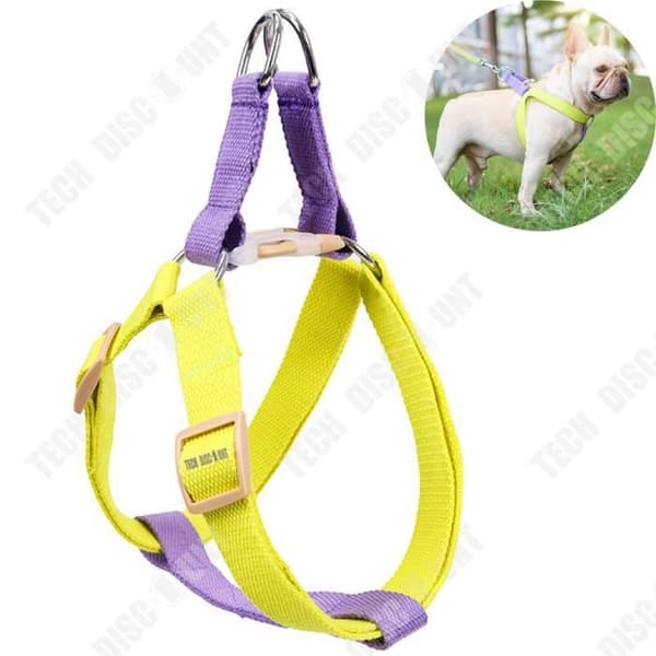 TD® Hundkoppel Bröstband Hundpromenadrep blandad färg Bomullsvävd hundpromenadrep