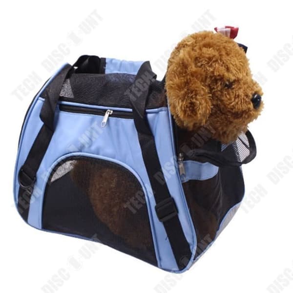 TD® Portable Messenger Pet Bärväska för Husdjur Hund Katt 5 kg Vattentätt tyg 43×20×29cm Röd Blå Ver
