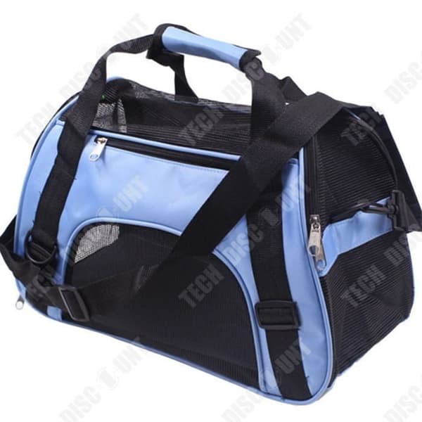 TD® Portable Messenger Pet Bärväska för Husdjur Hund Katt 5 kg Vattentätt tyg 43×20×29cm Röd Blå Ver