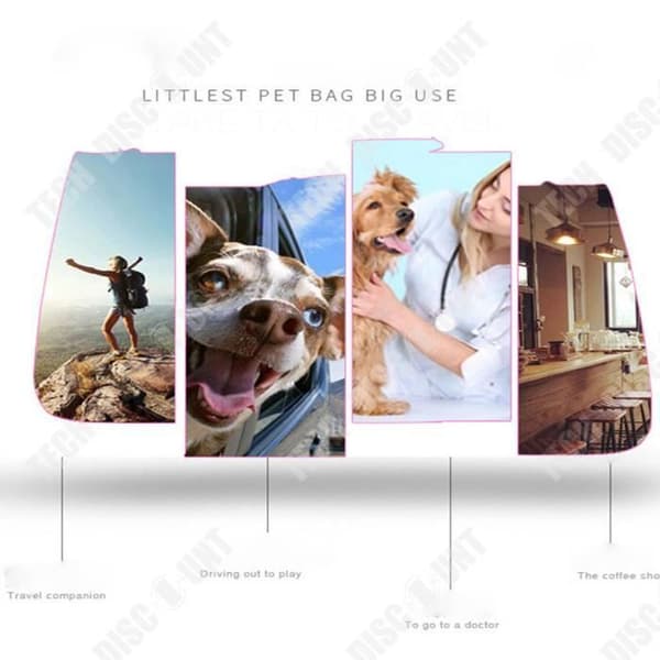 TD® Portable Messenger Pet Bärväska för Husdjur Hund Katt 5 kg Vattentätt tyg 43×20×29cm Röd Blå Ver