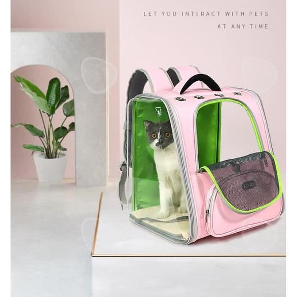 CONFO® Clear Space Capsule Cat Bärväska Säker bärbar ryggsäck för husdjur