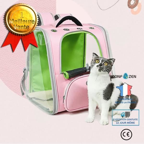 CONFO® Clear Space Capsule Cat Bärväska Säker bärbar ryggsäck för husdjur