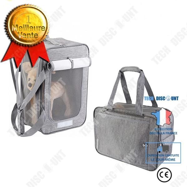 TD® Pet Ryggsäck Dubbel användning Plysch Cat Infällbar Rullfönster Design