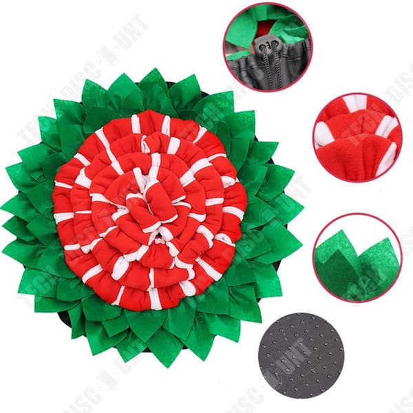 TD® Pet Sniffing Mat Anti-Shock Hundträning Miljövänlig matta Justerbar Storlek Diameter 50 cm
