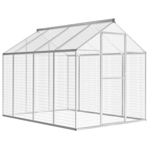 Voljär utomhusbruk aluminium 178x242x192 cm