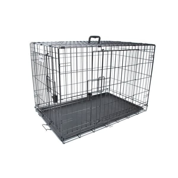 M-PETS - Caisse Voyager - Svart 91,5x58,5x63,5 cm - L - För hund