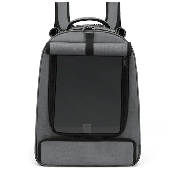 Pet Ryggsäck, Hållbar Nylon, Säkert Dragkedjestängning,2