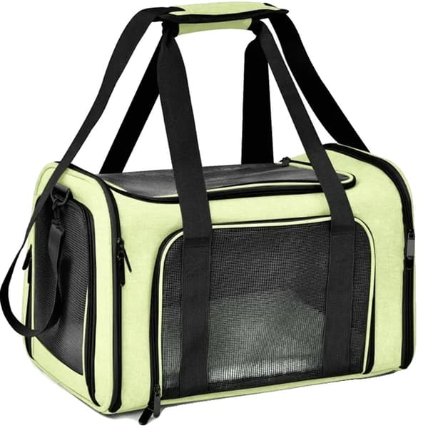 Hundetransporttaske, Godkendt til Flyrejser, Vandtæt Design,50x34x34cm, Gul