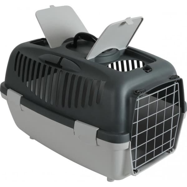 Transportbur - Zolux - Gulliver 2 - 36 x 55 x 35 cm - För hund och katt - Grå