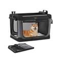 Miniatyrbillede 1 af 6: Foldbar hundekasse, Feandrea PDC016B01, 76,2x53,4x53,4 cm, Blæksort