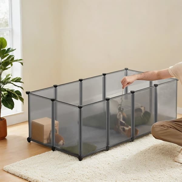 Legeplads, SONGMICS, 125x63x42 cm, Grå