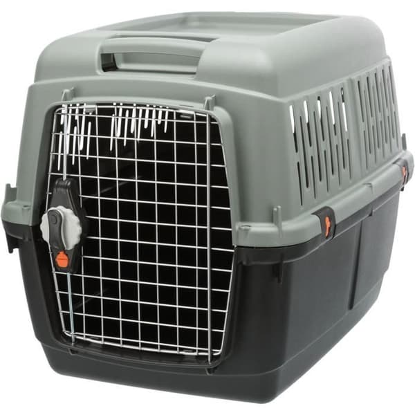 Transportbox - TRIXIE - Giona 4 - Återvunnen - S / M: 50 x 51 x 70 cm - Antracit / Grågrön