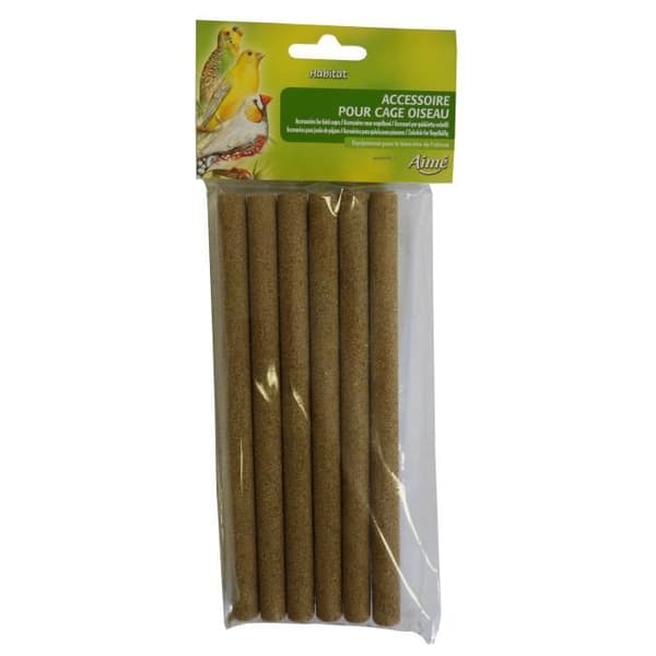 AIME Sandblästrade abborröverdrag - 6 stycken - För fåglar