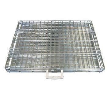Fällbar låda - Ellie-Bo - Medium - Silver - Anti-Chew metallbricka - 30"