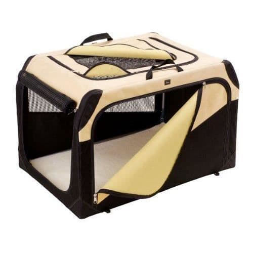 Hundtransportlåda - Hunter - 44957 - Beige/svart - Storlek M - Diverse typ