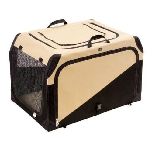 Hundtransportlåda - Hunter - 44957 - Beige/svart - Storlek M - Diverse typ