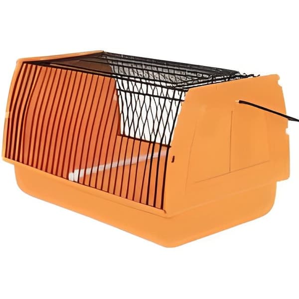 Transportbur - Ej specificerad - 22x14x15 cm - För gnagare och småfåglar - Plast - Svart