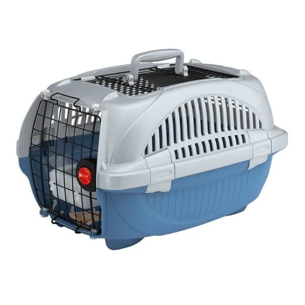 Transportkorg - FERPLAST - ATLAS 10 DELUXE OPEN - Blå - Medium - Inomhus