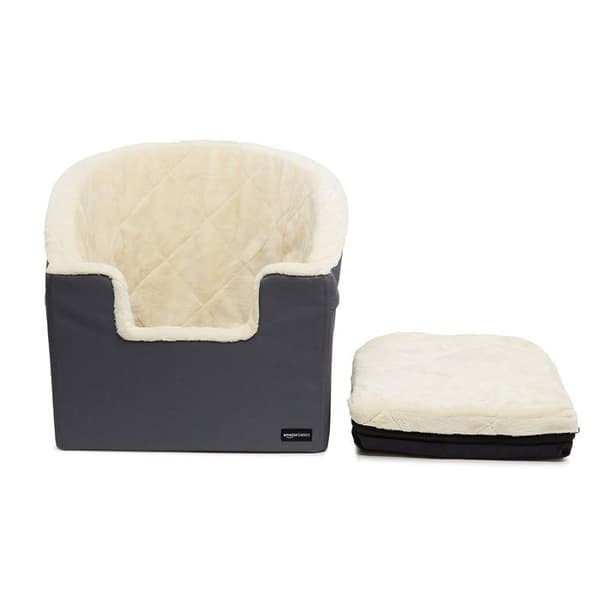 Grundläggande - AMZBS-005 - Amazon Pet Car Bältesstol, liten, 18" x 18" x 16", grå