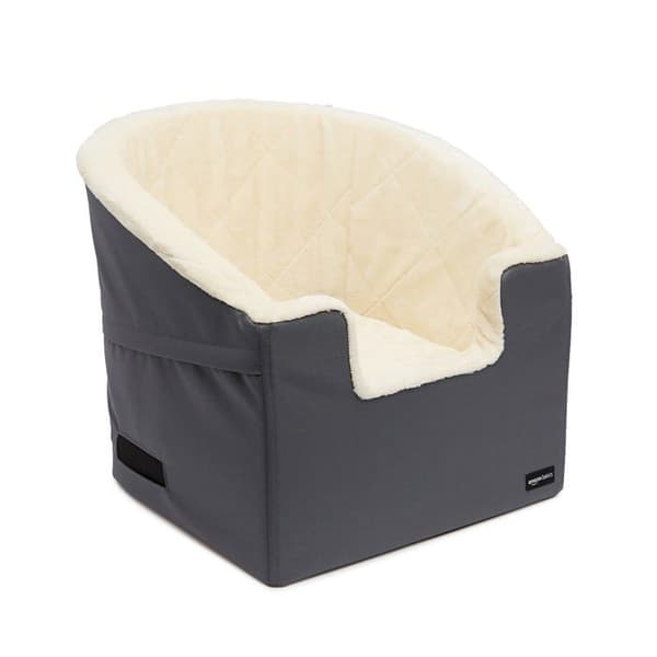 Grundläggande - AMZBS-005 - Amazon Pet Car Bältesstol, liten, 18" x 18" x 16", grå