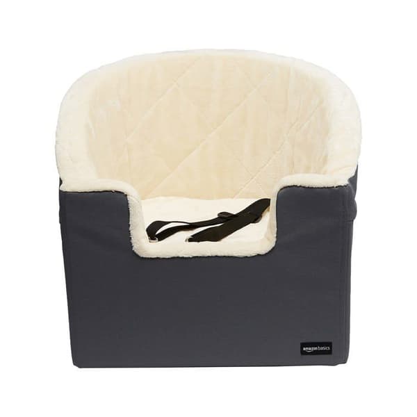 Grundläggande - AMZBS-005 - Amazon Pet Car Bältesstol, liten, 18" x 18" x 16", grå
