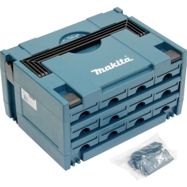 Transportväska - Makita - MAKSTOR 3.12 P-84327 - Mått 395 x 295 x 215 mm - Transportläge Bil