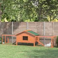 Miniatyrbillede 2 af 9: Kaninbur, XXL, 100x68x59 cm, Natur