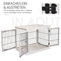 Miniatyrbillede 7 af 9: Hundehus, 81x58.5x66 cm, Hvid