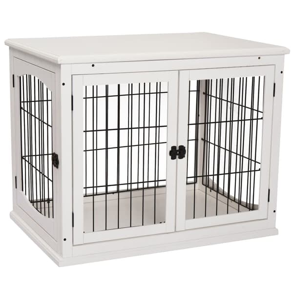 Hundehus, 81x58.5x66 cm, Hvid