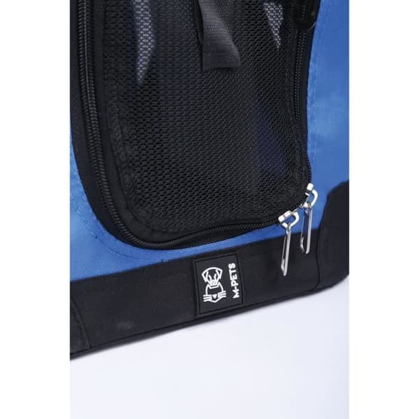 Transportväska - M PETS - REMIX 2 i 1 Blå - 41 x 28 x 28 cm - Fällbar - Lätt - Bälsörem