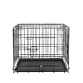 Miniatyrbillede 1 af 2: Folding Dog Cage, Holdbar Jernkonstruktion, Indendørs Brug,24 tommer