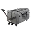 Miniatyrbild 1 av 2: Pet Trolley Case, Andningsbar Design, Fällbar & Bärbar,GRÅ