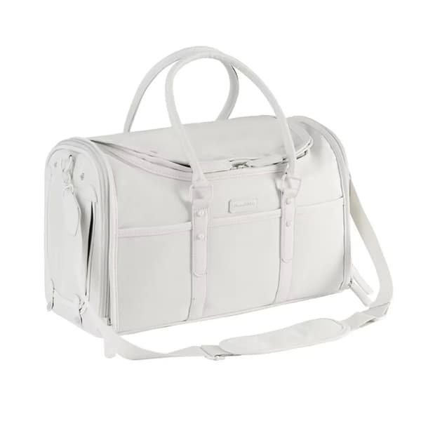 Pet Carrier Handbag, Lynlås Lukning, Blødt Oxford Stof,Grå