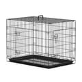 Miniatyrbillede 2 af 2: Hundetransportbur, metal konstruktion, mellem race størrelse, 92 x 57 x 62,5 cm,Sort