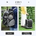Miniatyrbillede 3 af 4: Pet Carrier, 2 i 1 Funktionalitet, Til Mellemstore Racer
