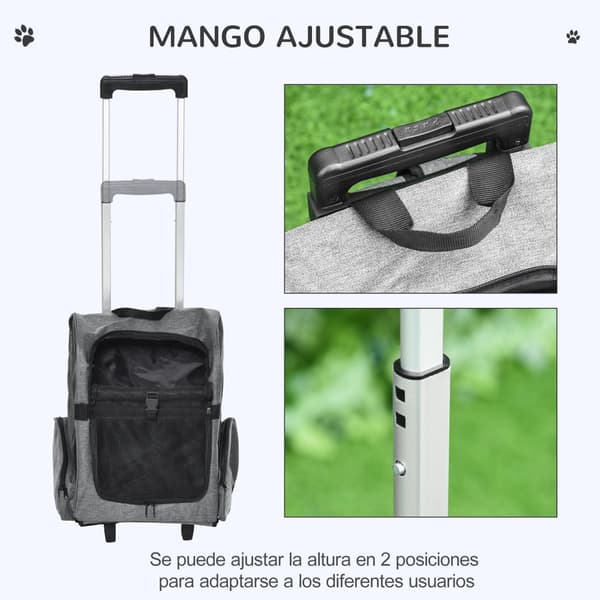 Pet Carrier, 2 i 1 Funktionalitet, Til Mellemstore Racer