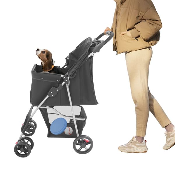 Petvogn, Sammenklappeligt Design, Universelle og Retningsbestemte Hjul
