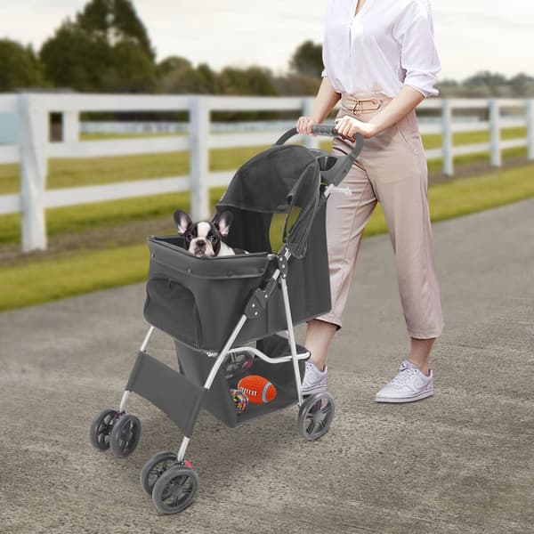 Petvogn, Sammenklappeligt Design, Universelle og Retningsbestemte Hjul
