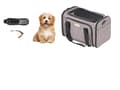 Miniatyrbillede 1 af 2: Pet Carrier, 4 Hjul, Åndbart Mesh, Holdbart Oxford Stof,Grå 25lbs