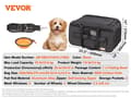 Miniatyrbillede 2 af 2: Pet Carrier, 4 Hjul, Åndbart Mesh, Holdbart Oxford Stof,Sort 35lbs