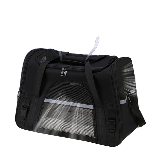 Hundetransporttaske, Foldbar Tragetaske,sort