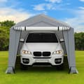 Miniatyrbillede 6 af 8: Udendørs carport, 10x16x8,1 ft, grå
