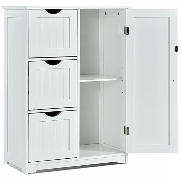 Badeværelses gulvskab, 24x12x32 tommer, Grå