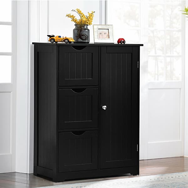 Badeværelses gulvskab, 24x12x32 tommer, Grå