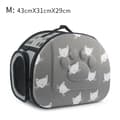 Miniatyrbillede 2 af 2: Pet Carrier Bag, Åndbar, Modebevidst,Grå 43x31x29cm m, som billede